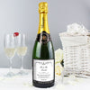 Personalised Ornate Swirl Champagne Label