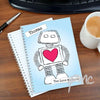 Personalised Love Machine A5 Notebook