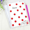 Personalised Dotty About You A5 Notebook