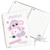 Personalised Cotton Zoo Bobbin the Bunny A5 Notebook