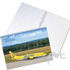 Personalised Airliner Yellow A5 Notebook