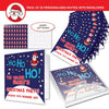 Personalised Christmas Santa Pack of 20 Invitations