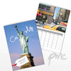 Personalised New York A4 Wall Calendar