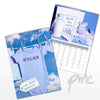 Personalised Baby Boy A4 Wall Calendar