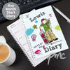 Personalised Bang on the Door Skater Boy A5 Diary