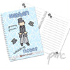 Personalised Bang on the Door Wedding Groom A5 Notebook