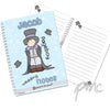 Personalised Bang on the Door Wedding Boys A5 Notebook