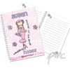 Personalised Bang on the Door Wedding Female A5 Notebook