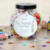 Personalised Fabulous Pageboy Sweet Jar