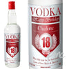 Personalised Birthday Red & Silver Vodka