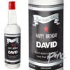 Personalised Classic Black & Silver Vodka with Gift Box