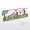 Personalised Bang On The Door Pony Desk Calendar