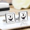 Personalised Cartoon Wedding Cufflinks