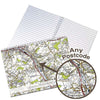Personalised 1945 - 1948 New Popular Map A5 Notebook