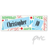 Personalised Male Birthday Age Banner