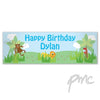 Personalised Boys Animal Banner