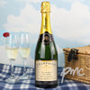 Personalised Any Message Classic Label Champagne