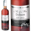 Personalised Established Rose Wine