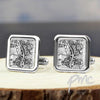 Personalised 1805 - 1874 Old Series Map Cufflinks