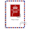 Personalised 1st Class A5 Notebook