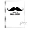 Personalised Moustache A5 Notebook