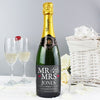 Personalised Mr & Mrs Champagne