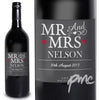 Personalised Mr & Mrs Red Wine