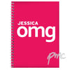 Personalised OMG Slogan A5 Notebook