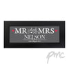 Personalised Mr & Mrs Print in Small Frame