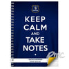 Personalised Everton Keep Calm A5 Notebook