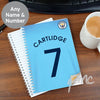 Personalised Manchester City A5 Notebook