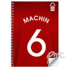 Personalised Nottingham Forest A5 Notebook