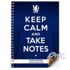Personalised Chelsea Keep Calm A4 Notebook