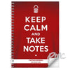 Personalised Nottingham Forest Keep Calm A4 Notebook