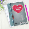 Personalised Denim A5 Notebook