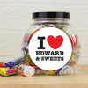 Personalised I HEART Sweet Jar
