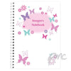 Personalised Butterfly A5 Notebook
