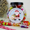 Personalised Felt Stitch Santa Sweet Jar