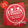 Personalised Christmas Wishes Pack of 20 Cards