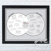 Personalised Mr & Mrs Black Signing Frame