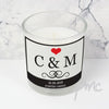Personalised Monogram Scented Jar Candle