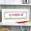 Personalised Garden Bunting Name Frame