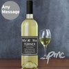 Personalised Classic White Wine