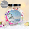 Personalised The Snowman and the Snowdog Sweet Jar