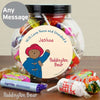 Personalised Paddington Bear Sweet Jar