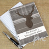 Personalised Highland Stag A5 Notebook
