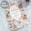 Personalised Baking Colouring Book