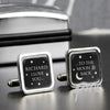 Personalised To the Moon and Back Cufflinks