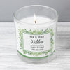 Personalised Fresh Botanical Scented Jar Candle