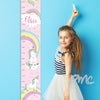 Personalised Baby Unicorn Height Chart